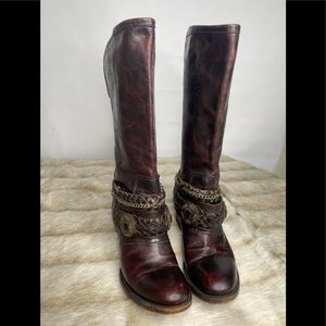 Freebird Breck Brown Leather Boots Sz 8
